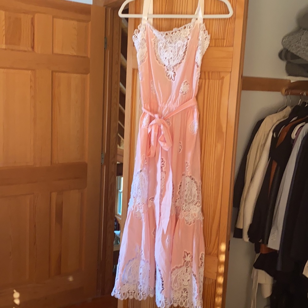 Gorgeous light pink/peach tone dress